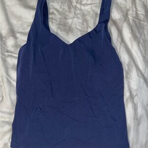 OFFLINE by Aerie Navy Blue Tank Top